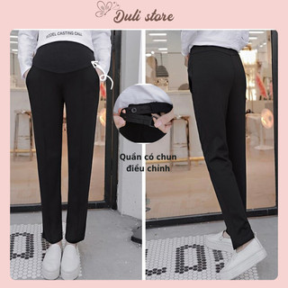 Quần bầu dài công sở baggy có chun chỉnh 40-75kg