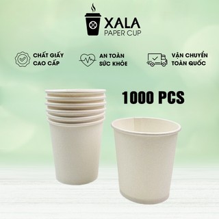  1000 ly cốc giấy 210ml 7oz dùng 1 lần trong bệnh viện cơ sở y tế 