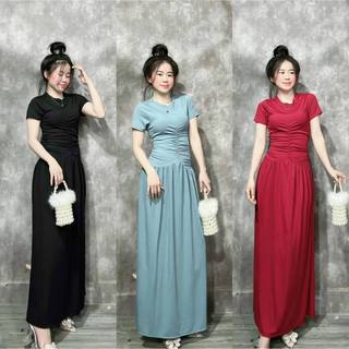 ĐẦM SUÔNG DÀI THUN GÂN NHÚN THỜI TRANG SIÊU DỄ THƯƠNG