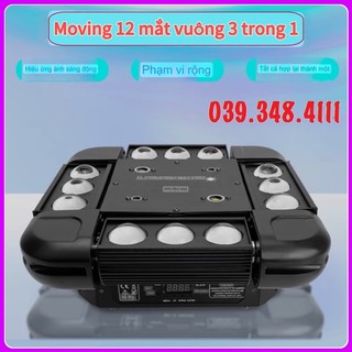 đèn moving 12 mắt 3in1