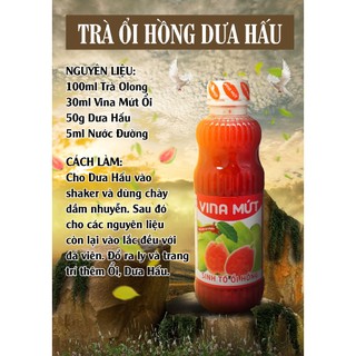 Sinh Tố Vina Mứt 1Lít (1000ml) đủ vị