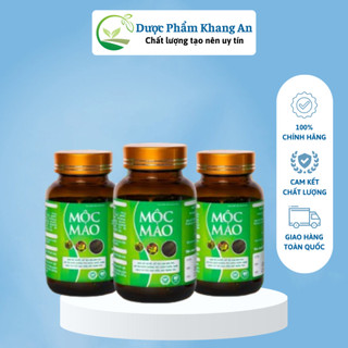 [MUA 3 TẶNG 1] 3 Hộp Viên Uống Mọc Tóc Mộc Mao Tặng 1 Dầu Gội Mọc Tóc Mộc Mao - Tự Nhiên, An Toàn