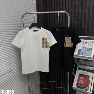 Áo thun cổ tròn phối túi chất thun cotton sale xả kho giá siêu hời