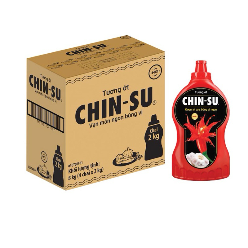 Tương ớt Chin-Su 2kg cay vừa