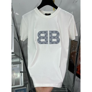 Áo phông nam cổ tròn thêu logo bb (chất thun cotton 100% vải cực mát) hàng sale xả kho