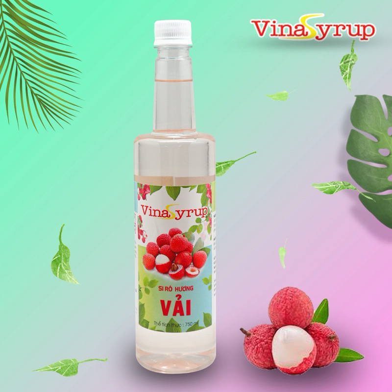 Siro Vải Vinasyrup 750ml
