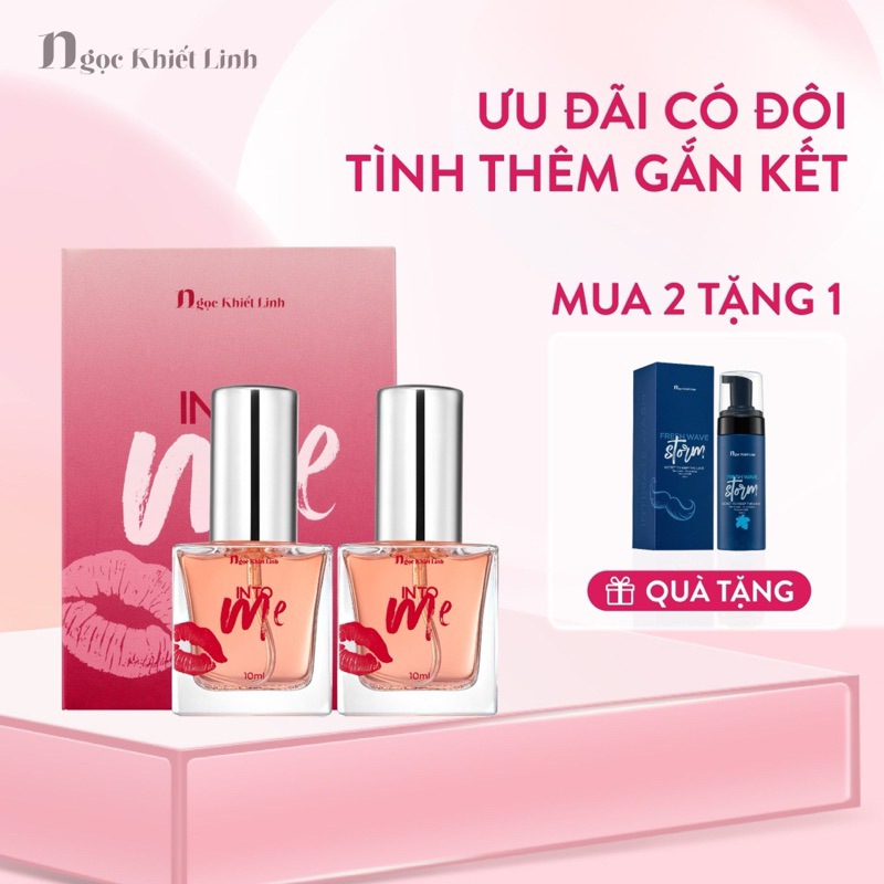 Nước Hoa Into Me, Xịt Khử Vùng Bikini, Xịt Thơm Vùng Kín 10ml, Ngọc Kiết Linh