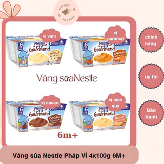Váng sữa Nestle lốc 4 hũ đủ vị cho bé từ 6 tháng