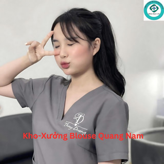 Giá Xưởng - Bộ Scrubs Bác sĩ CAO CẤP, đồng phục Spa, Phòng khám, Blouse Nữ, Dược sĩ, Kỹ thuật viên