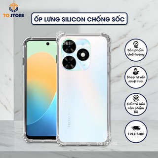 Ốp lưng tecno spark 10,10 pro,spark 6 go,spark 7,spark go 2022,spark go 2023,spark go 2024 silicon dẻo trong chống sốc