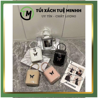  Túi cốp mini đeo chéo chéo,đeo vai hoạ tiết cánh thời trang trẻ trung