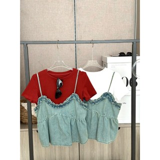 SET DENIM ÁO PULL HÀN CAO CẤP FREE SIZE