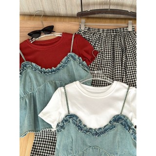SET DENIM ÁO PULL HÀN CAO CẤP FREE SIZE