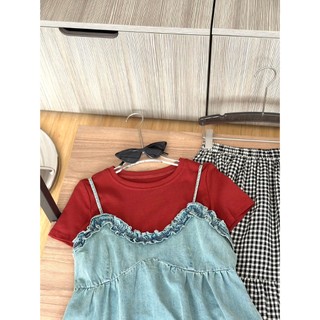 SET DENIM ÁO PULL HÀN CAO CẤP FREE SIZE