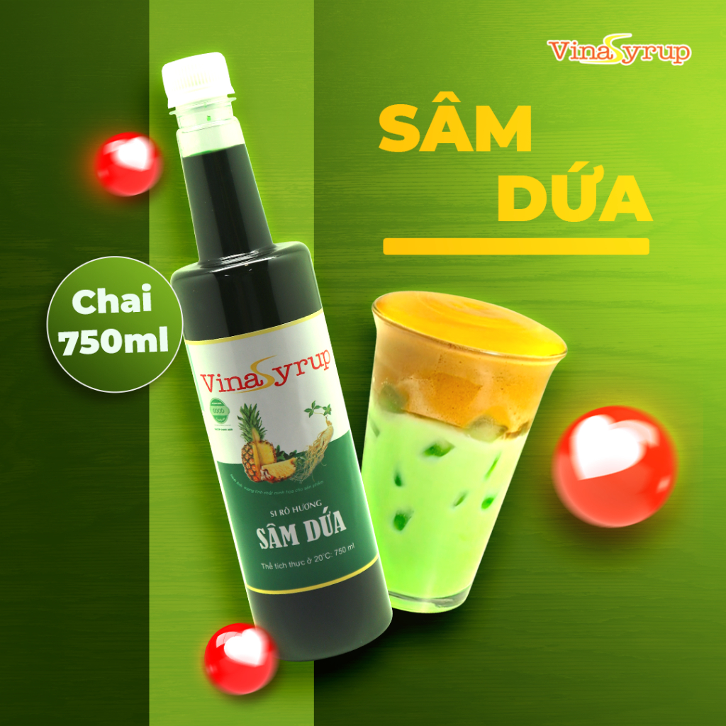 Siro Sâm Dứa Vinasyrup 750ml