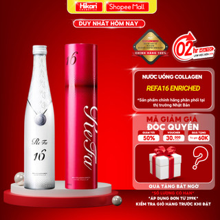 Nước Uống Collagen Refa16 Enriched 480ml giúp làm tăng độ đàn hồi cho da,phục hồi làn da bị chảy xệ hàng Nội địa Nhật