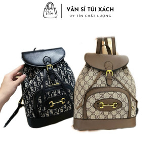 Balo rút siêu cute phù hợp đi làm đi chơi chất vải thổ cẩm hàng đẹp Hottend