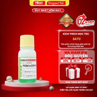 Tinh chất kích thích mọc tóc thảo dược Sato hỗ trợ giảm rụng tóc hiệu quả Nhật bản - 30ml
