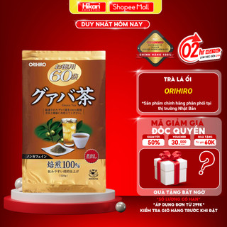 Trà lá ổi giảm cân Nhật Bản Orihiro Guava Tea cải thiện hệ tiêu hoá 60 Gói