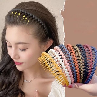 Cài tóc gợn sóng chất liệu nhựa /Bờm tóc gợn sóng/Thun cột/Dây buộc