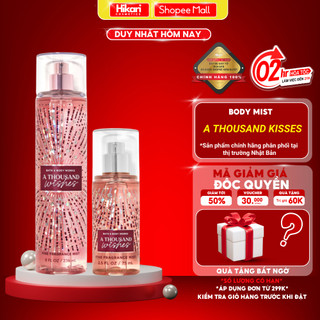 Xịt thơm toàn thân Bath & Body Works A Thousand Wishes Body Mist Bản Mỹ giúp làm dịu làn da, tăng thêm độ quyến rũ