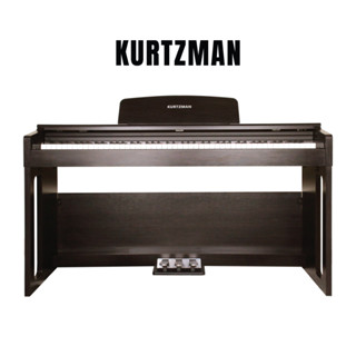 Đàn Piano điện, Digital Piano - Kzm Kurtzman KS1 - Bluetooth MIDI, 88 phím, Trắng, Đen, Nâu