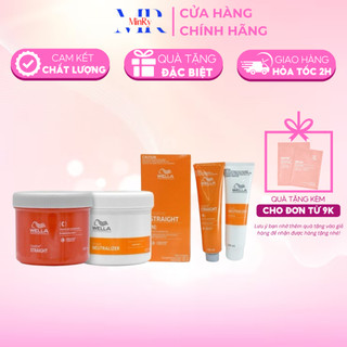 Kem duỗi tóc Wella cao cấp, bóng mượt, không hư hại Straightening Cream 400mlx2
