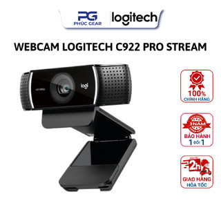 Thiết bị ghi hình / webcam logitech c922 pro stream - bảo hành 12 tháng - hàng chính hãng