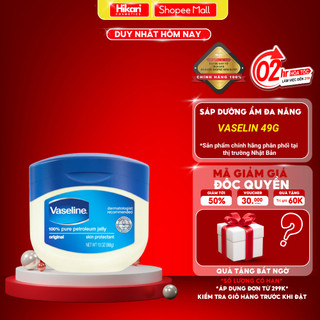 Sáp dưỡng ẩm đa năng VASELINE 100% Pure Petroleum Jelly Original không hoá chất và an toàn cho da