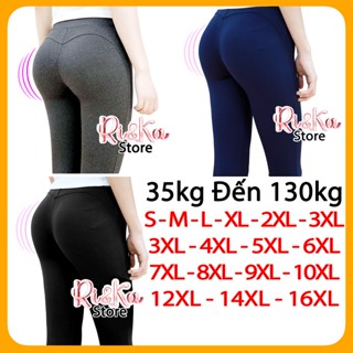 Quần Legging Nâng Mông Dài, Vải Dày, Co Giãn, Thoáng Mát Big Size Plus GYM, YOGA, Chạy Bộ, Thể Dục.
