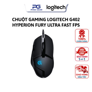  Chuột Gaming Có Dây Logitech G402 Hyperion Fury Ultra Fast FPS - Bảo hành 24T - HÀNG CHÍNH HÃNG 
