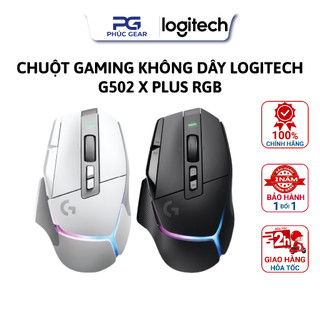 Chuột gaming logitech g502 x plus rgb - bảo hành 24 tháng - hàng chính hãng