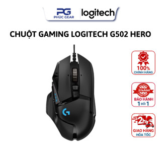 Chuột Gaming Có Dây Logitech G502 Hero Gaming - Màu Đen - Bảo hành 24 tháng - HÀNG CHÍNH HÃNG