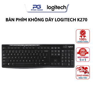 Bàn phím không dây logitech k270 - bảo hành 36 tháng - hàng chính hãng