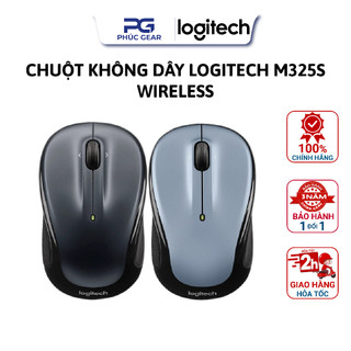 Chuột không dây logitech m325s wireless - xám đậm / xám nhạt - bảo hành 36 tháng - hàng chính hãng