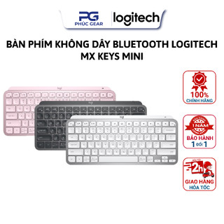 Bàn phím bluetooth logitech mx keys mini - nhỏ gọn, đèn nền, phím tắt thông minh - hàng chính hãng