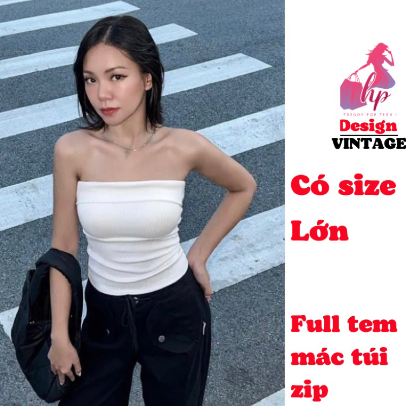 Áo ống phom dài, áo nữ quây cúp ngực ôm body đi chơi mẫu basic siêu phối đồ VD926 | BigBuy360 - bigbuy360.vn