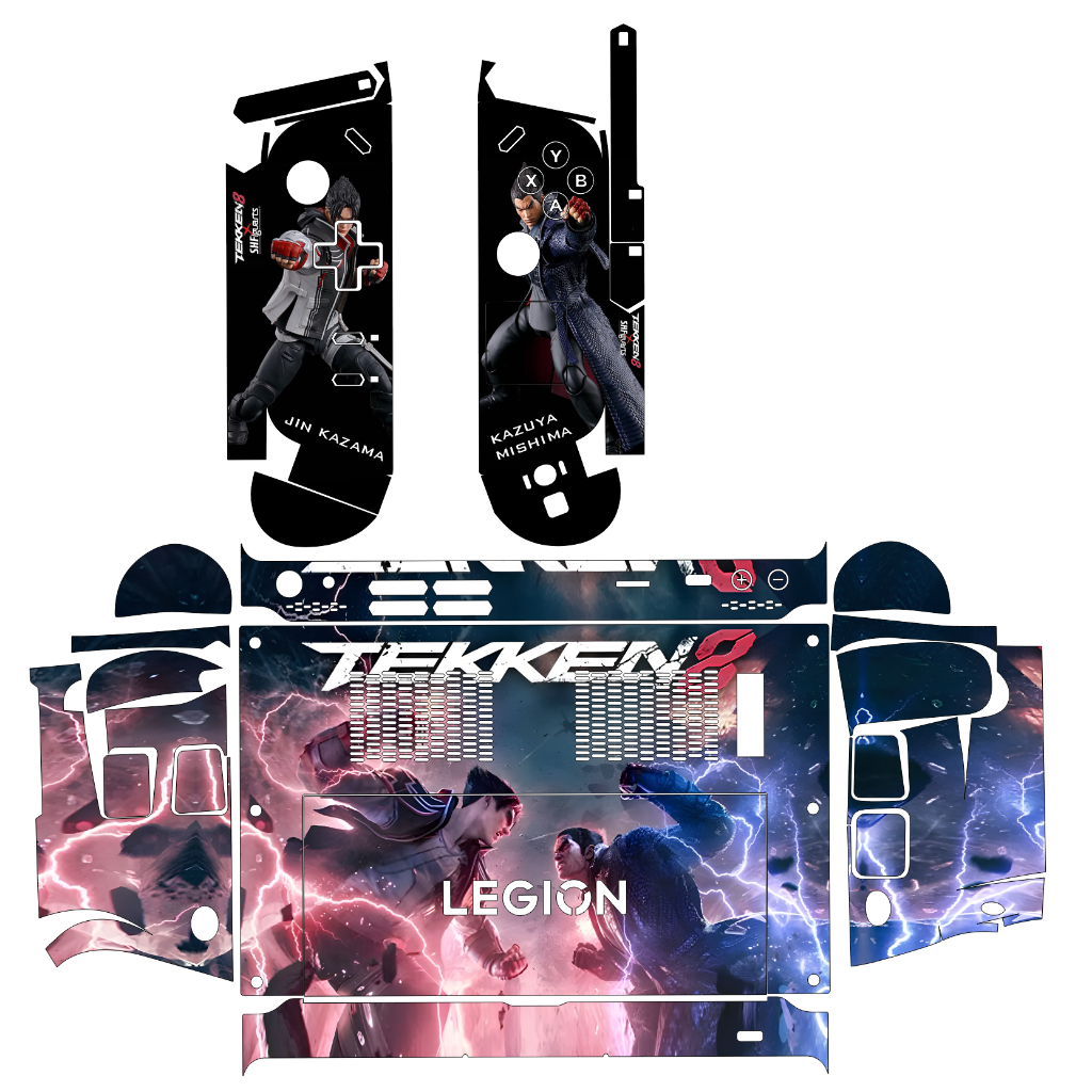 Skin dán Lenovo Legion Go / Legion Go 2 mẫu Tekken8 (Film 3M, có thể custom theo ý thích, đã cắt sẵn