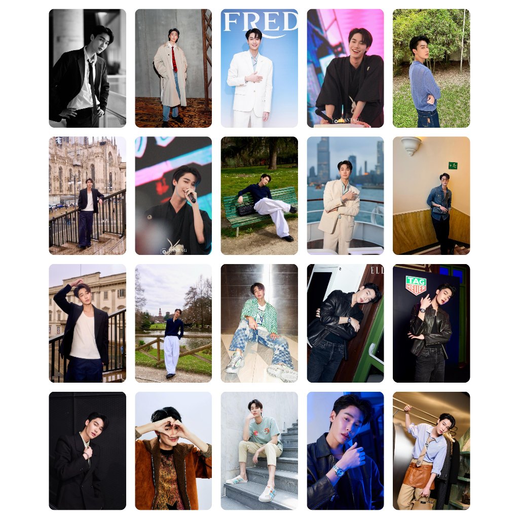 Lomo card 1 mặt DJ100 ảnh bo góc DEW JIRAWAT - IG