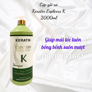 Lẻ 1 chai dầu gội keratin explexrs hương thơm nước hoa 2000ml
