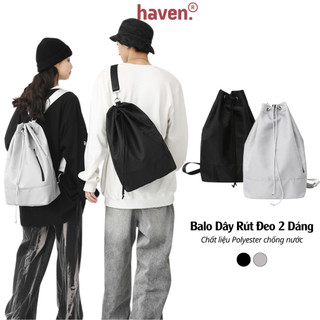 Balo Dây Rút Đeo Vai The Haven chất liệu Polyester phong cách trẻ trung