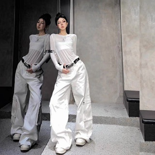 Quần Jean Nữ Ống Rộng Haven quần baggy ống suông unisex chất bò màu trắng phong cách Hàn Quốc