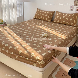 Bộ Ga Gôi Cotton Đũi 3D Màu Sắc Trẻ Trung Cotton Đũi Thoáng Mềm Bộ 3 Món Đủ Size