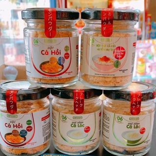 Ruốc cá hồi / chà bông cá hồi / cá lóc / ruốc tôm ăn dặm cho bé