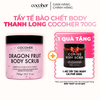  Tế Bào Chết Cơ Thể Thanh Long 700Gram COCOHER Giúp Dưỡng Da Mịn Màng Toàn Thân