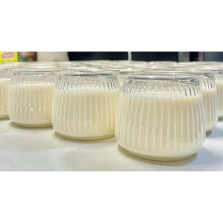 10 Hũ pet sọc đựng sữa chua, panacotta