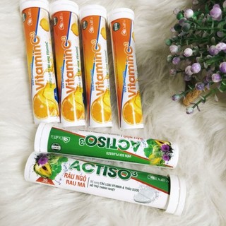 { mix vị 5+2} Viên sủi mát gan vitamin c dulifa bổ sung vitamin giúp thanh nhiệt tăng cường sức khoẻ