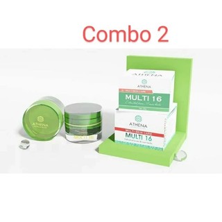 Combo 2 hũ kem Multi 16 Athena làm mờ rạn da lọ to 30g bé 20g