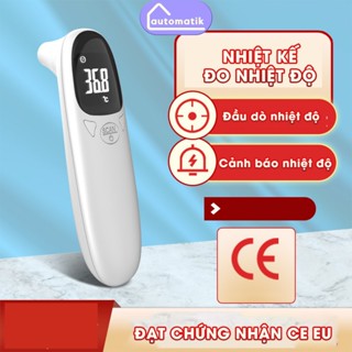Nhiệt Kế Điện Tử Hồng Ngoại Cho Bé Sơ Sinh Automatik Đo Thân Nhiệt Y Tế Cầm Tay Cơ Thể Pha Sữa Bấm Trán