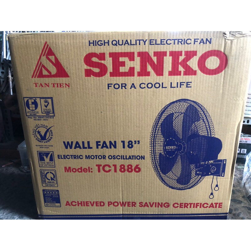 Quạt treo công nghiệp Senko TC 1886 cỡ đại chính hãng ( bảo hành 12 tháng )